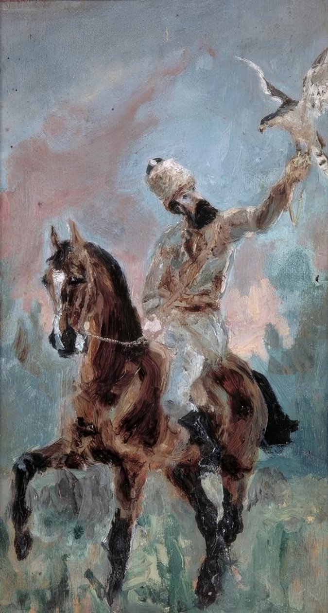 Alponse de Toulouse-Lautrec gróf solymászként alkotó: Henri de Toulouse Lautrec