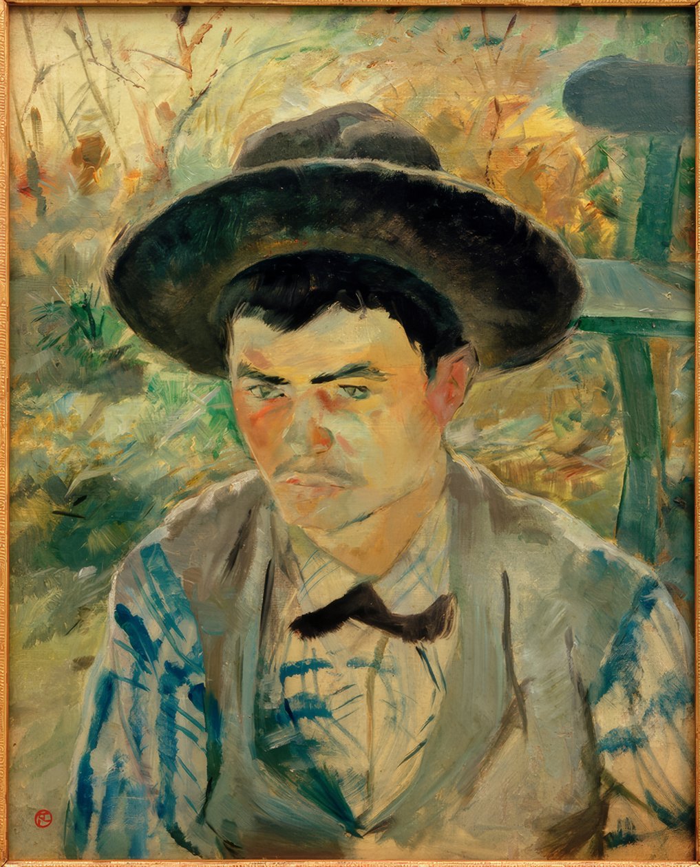 Fiatal Routy Céleyranban alkotó: Henri de Toulouse Lautrec