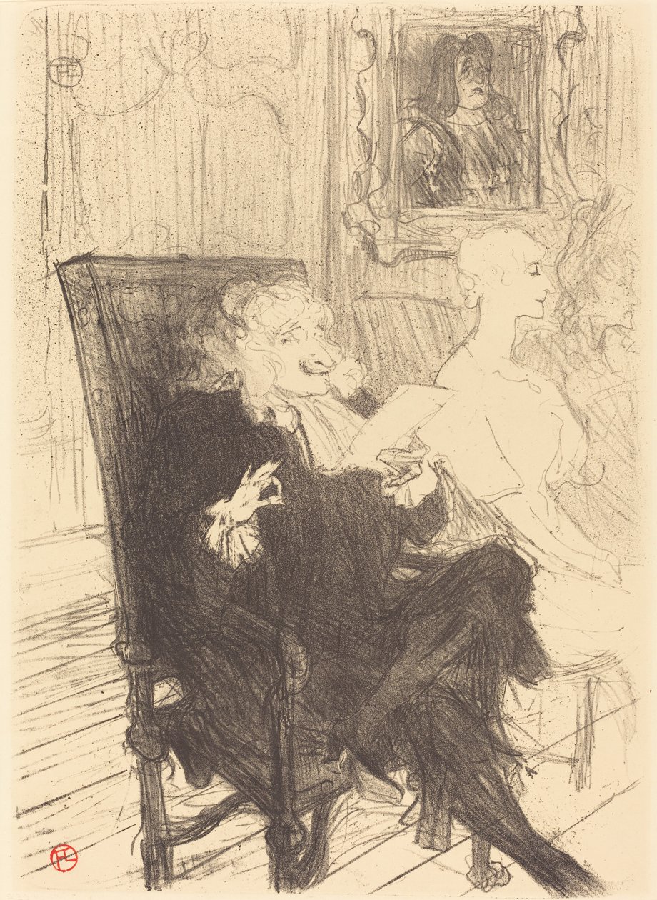 Leloir és Moreno a "Les femmes savantes"-ban (Leloir és Moreno a "Les femmes savantes"-ban) alkotó: Henri de Toulouse Lautrec