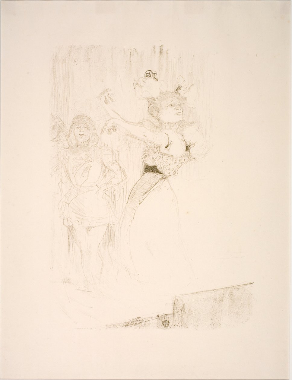 Lender Dancing the Pas du Boléro, Chilpéric alkotó: Henri de Toulouse Lautrec