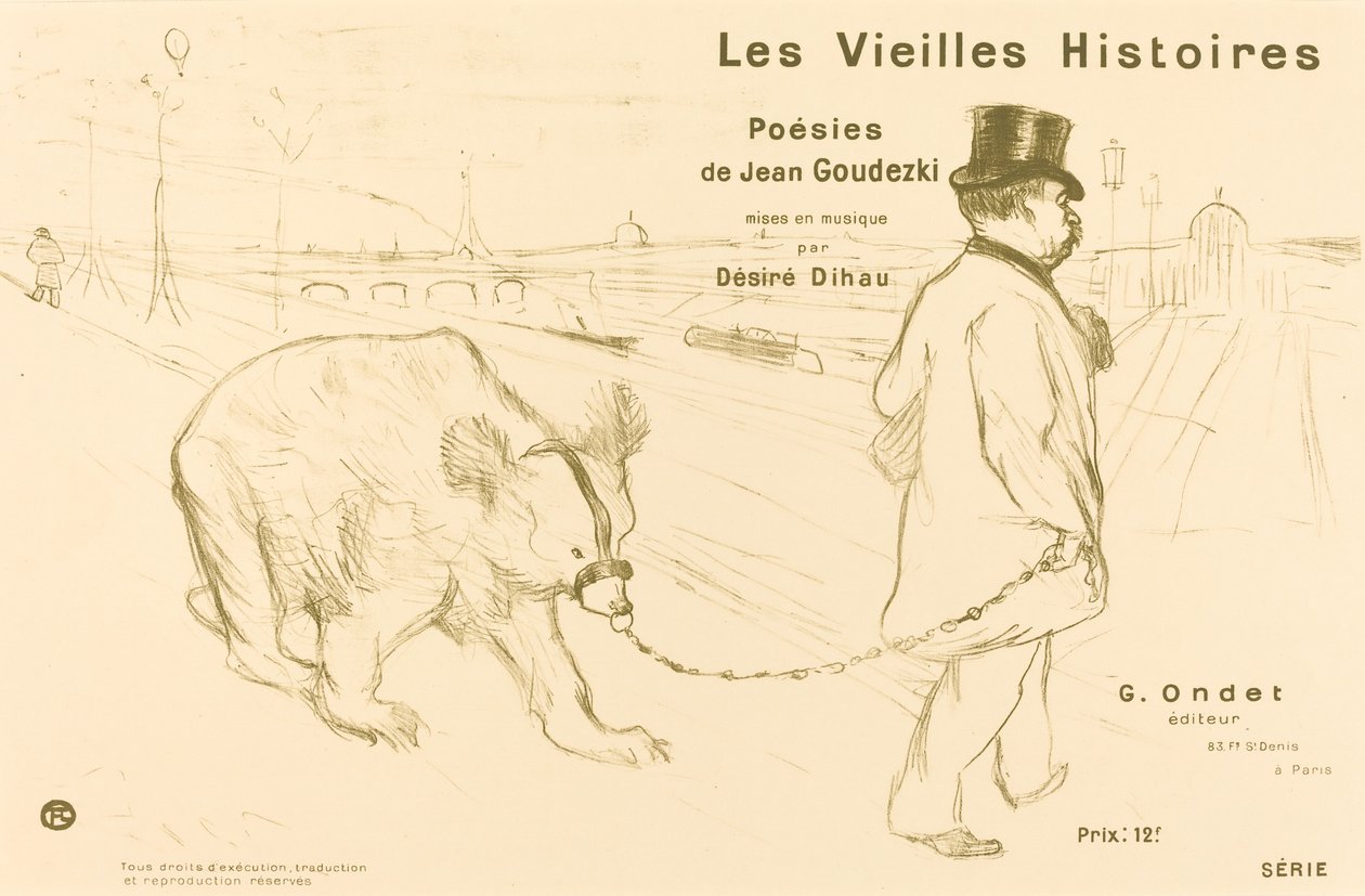 Régi történetek (borító/előlap) alkotó: Henri de Toulouse Lautrec