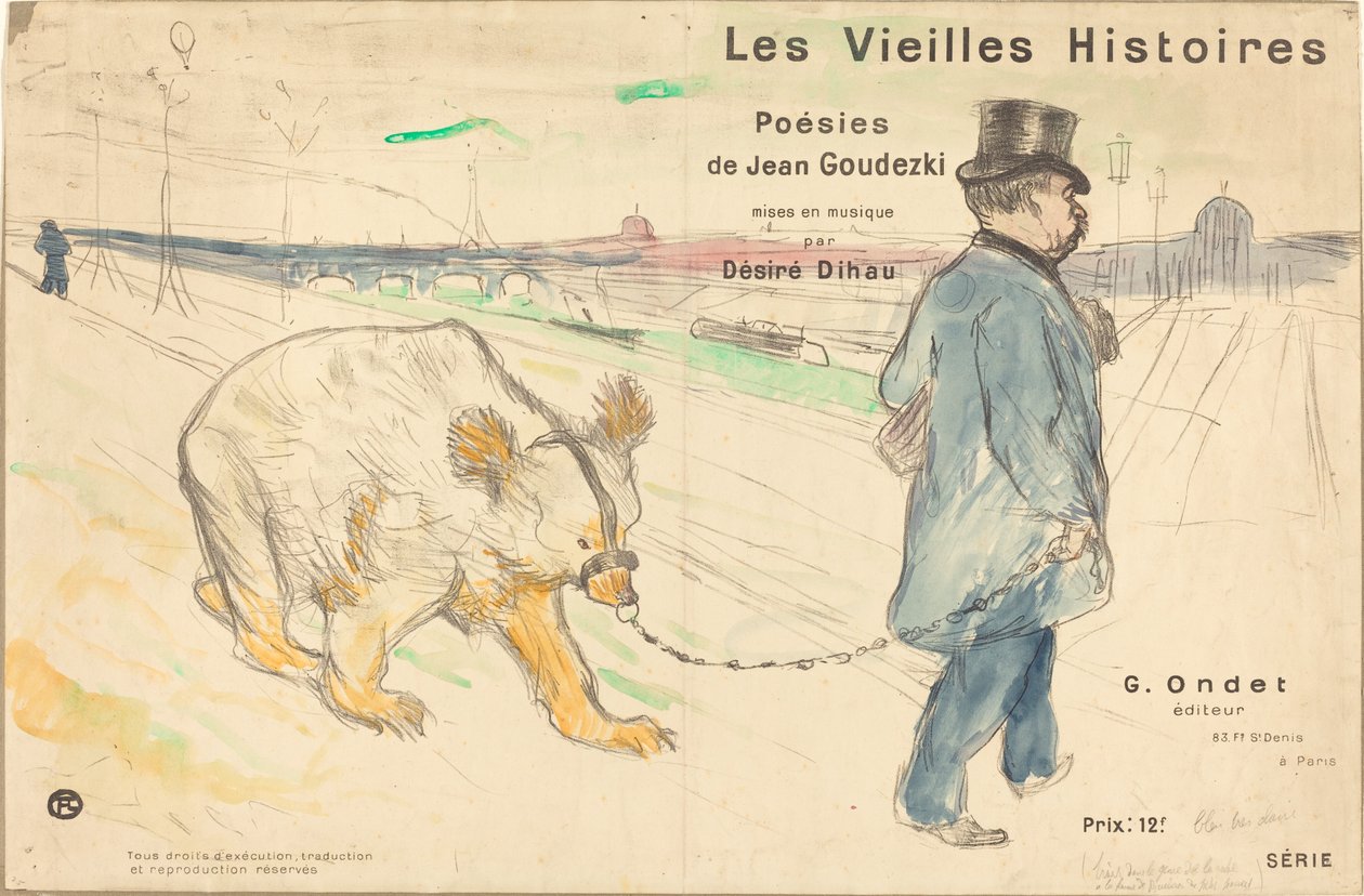 Régi történetek (borító/előlap) alkotó: Henri de Toulouse Lautrec