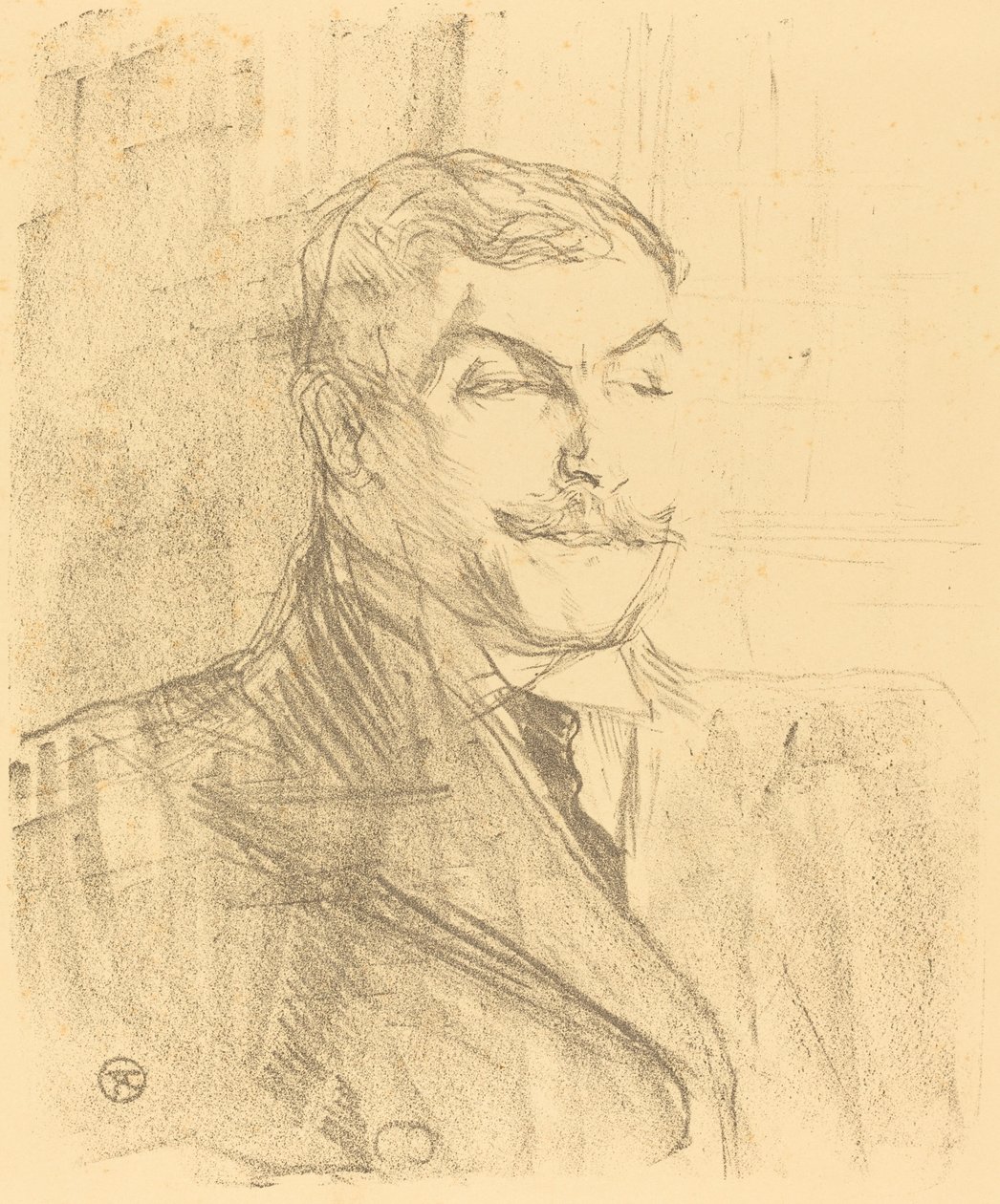 Lucien Guitry, 1896. alkotó: Henri de Toulouse Lautrec