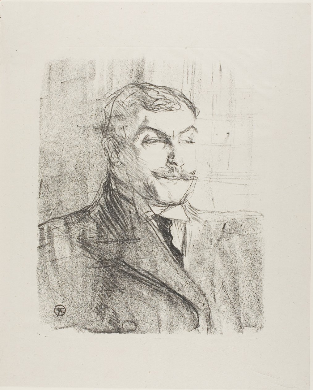 Lucien Guitry, a Treize Lithographiestól alkotó: Henri de Toulouse Lautrec