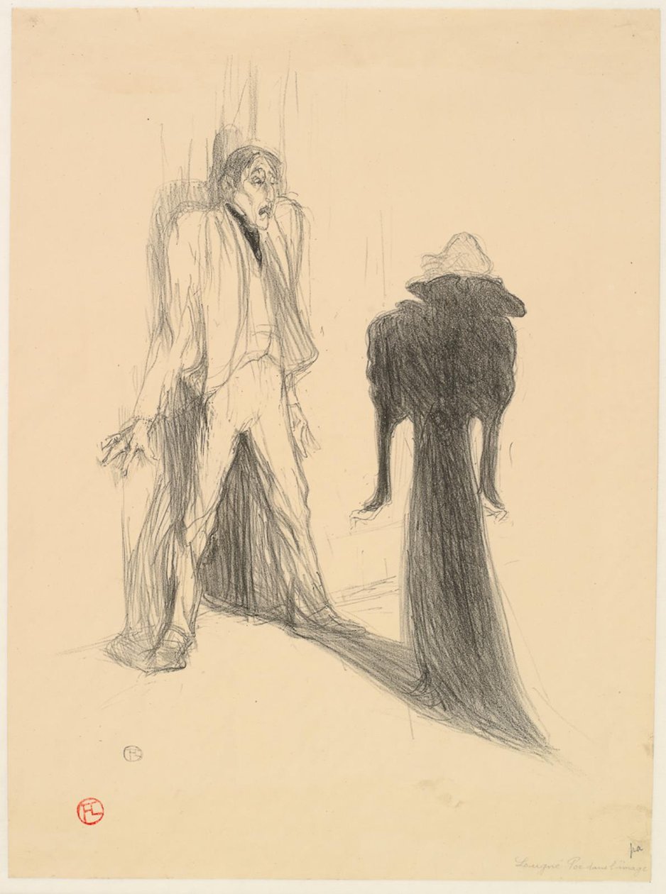 Lugné Poë és Berthe Bady a Képben alkotó: Henri de Toulouse Lautrec
