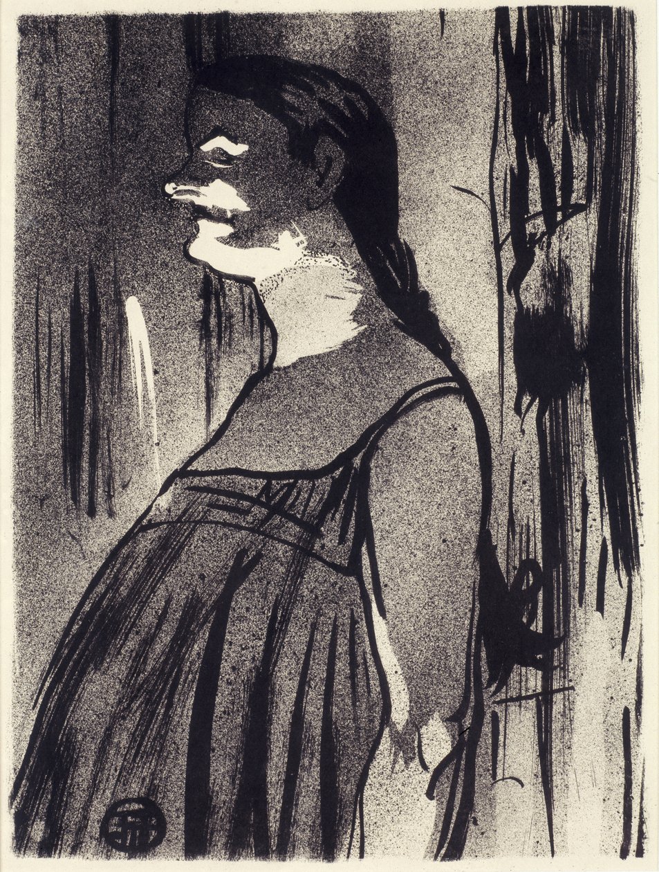 Madame Abdala, 6. tábla a Le Café Concert Series-ből, 1893 alkotó: Henri de Toulouse Lautrec