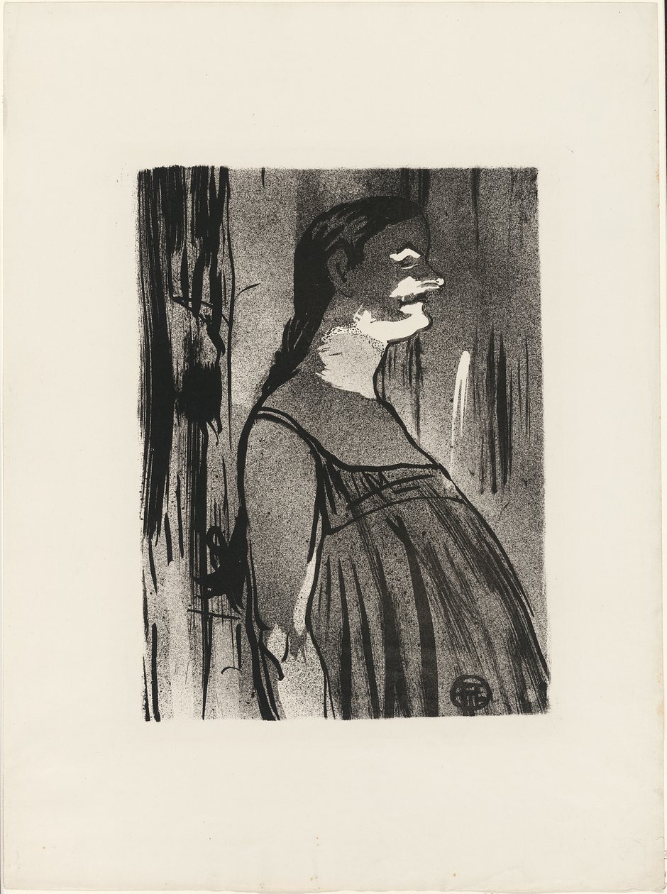 Madame Abdala, a Le Café-Concertből alkotó: Henri de Toulouse Lautrec