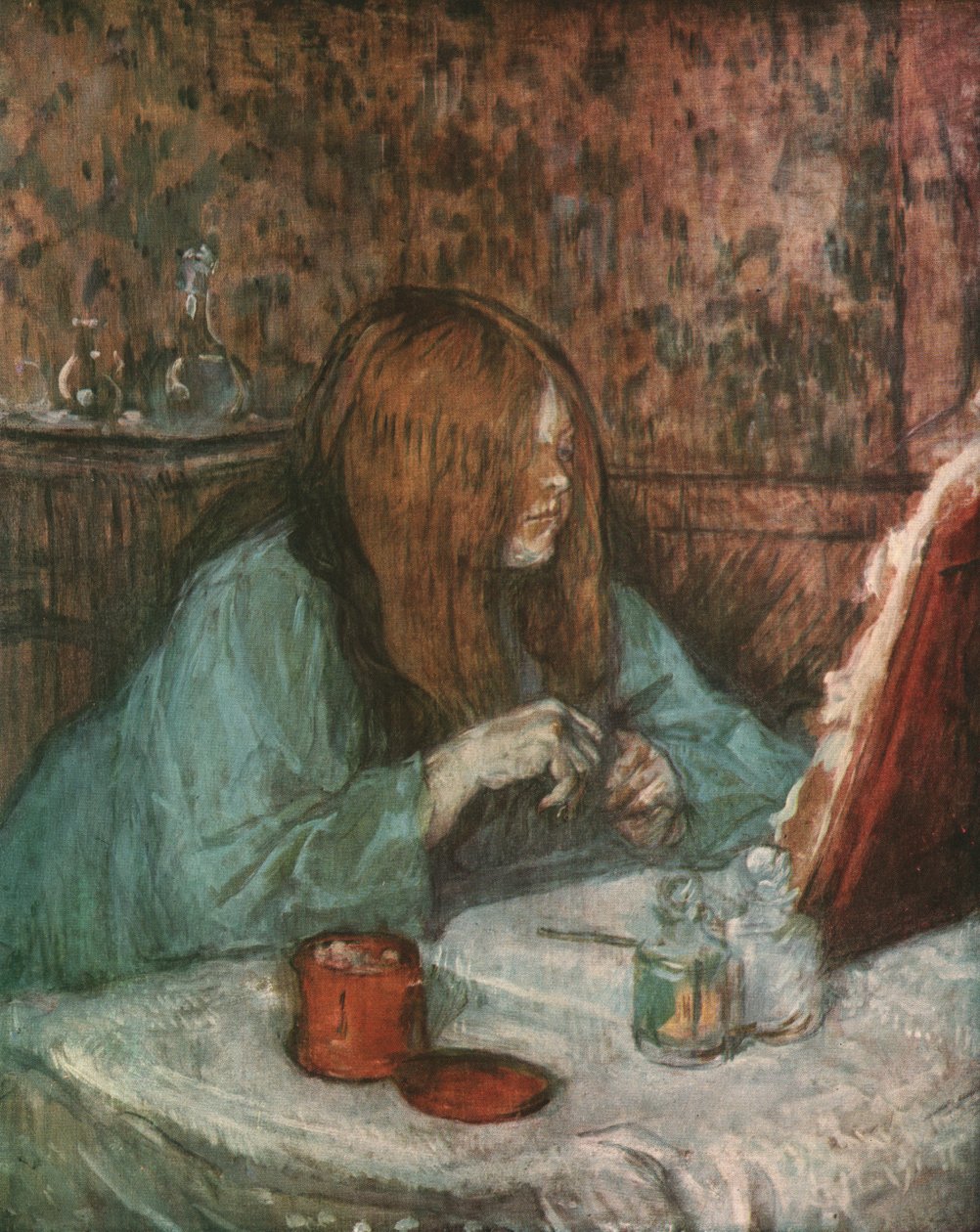 „Madame Poupoule a WC-jében”, 1898, 1952. alkotó: Henri de Toulouse Lautrec