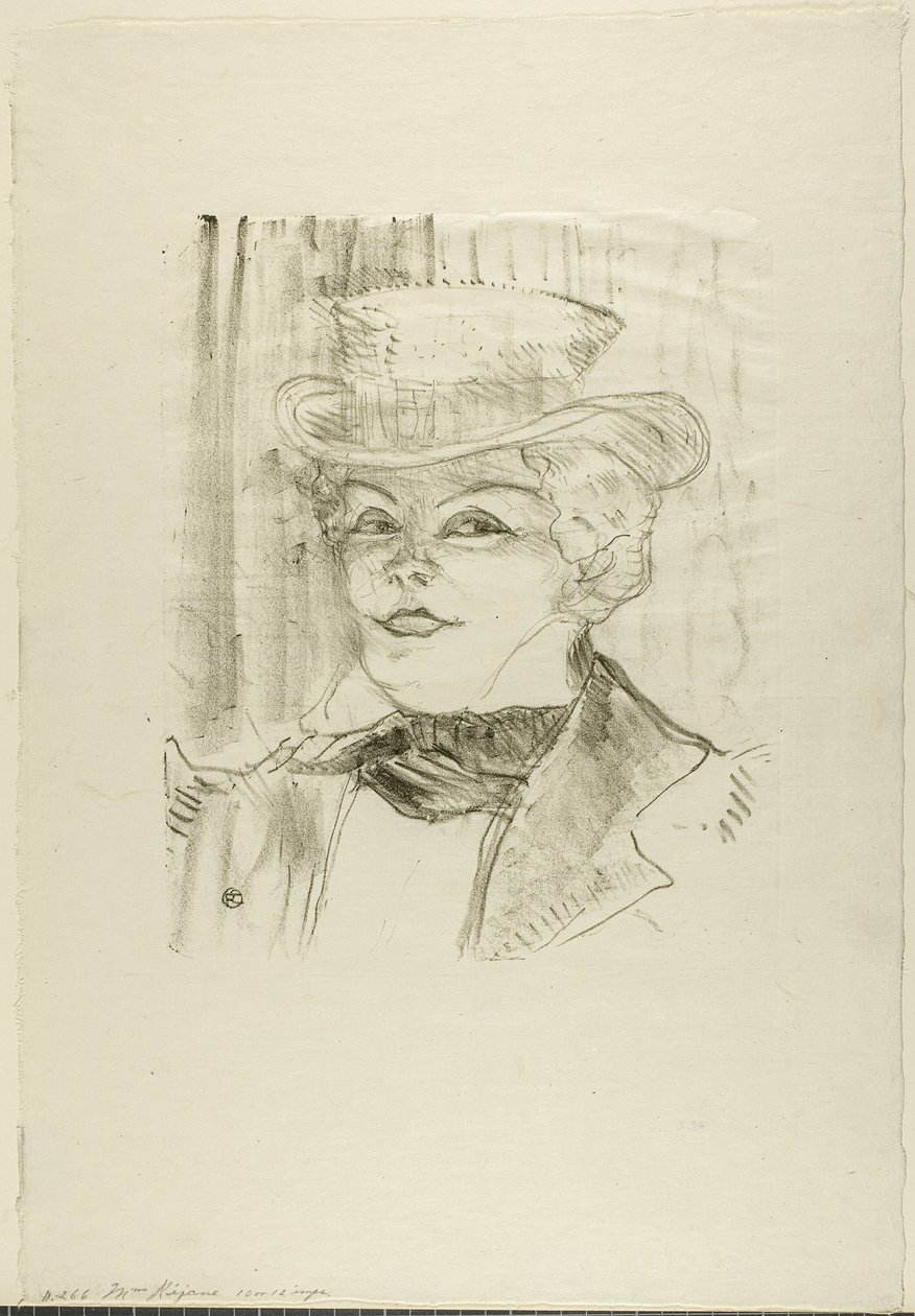 Madame Rejane alkotó: Henri de Toulouse Lautrec
