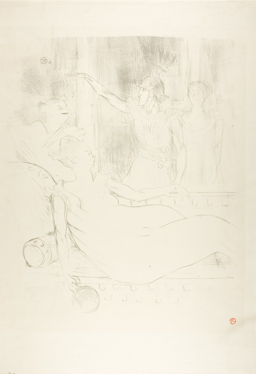 Madame Simon-Girard, Brewer and Guy a La belle Hélène-ben alkotó: Henri de Toulouse Lautrec