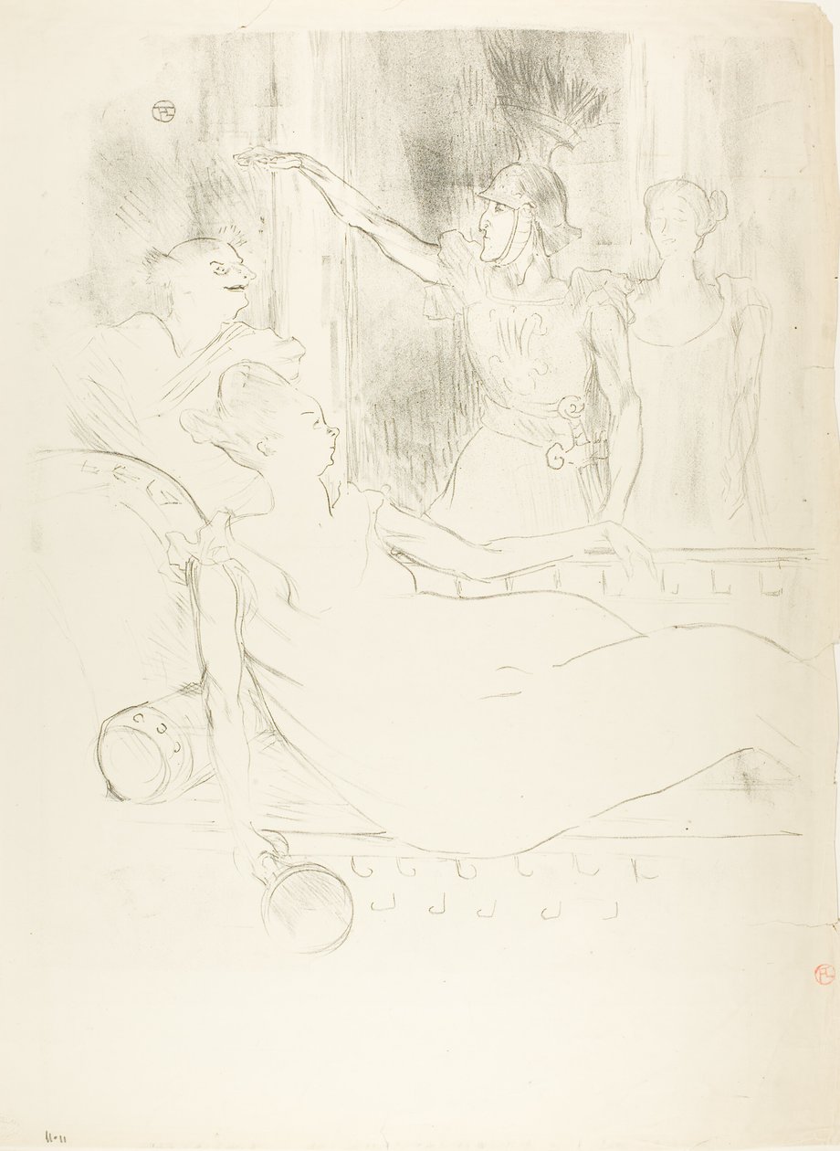 Madame Simon-Girard, Brewer and Guy a La belle Hélène-ben alkotó: Henri de Toulouse Lautrec