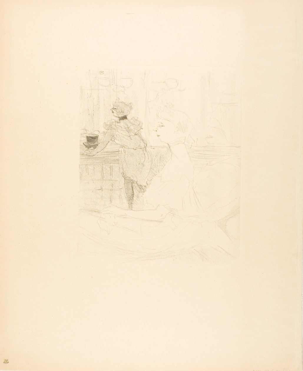 Leconte kisasszony alkotó: Henri de Toulouse Lautrec
