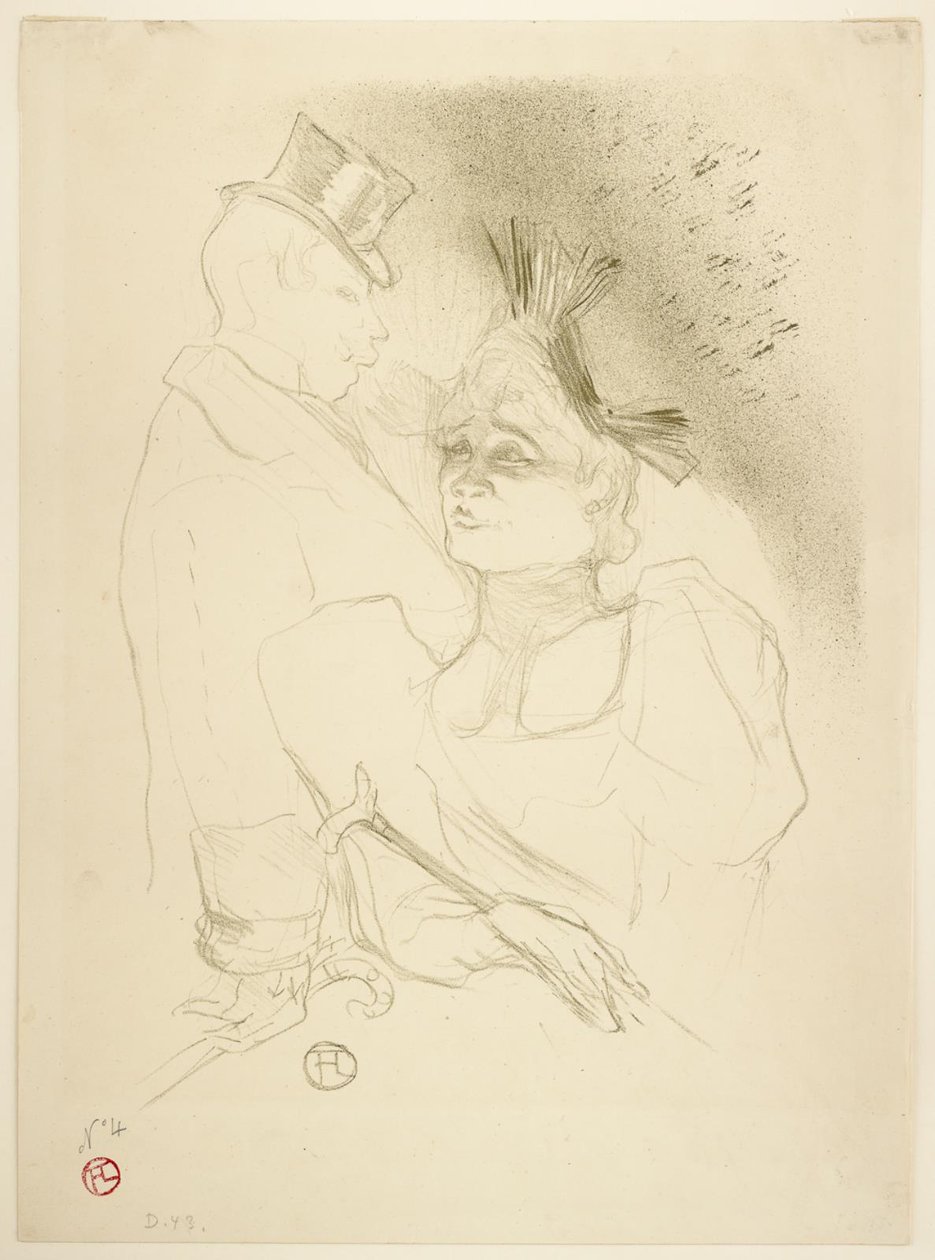 Lender kisasszony és báró alkotó: Henri de Toulouse Lautrec