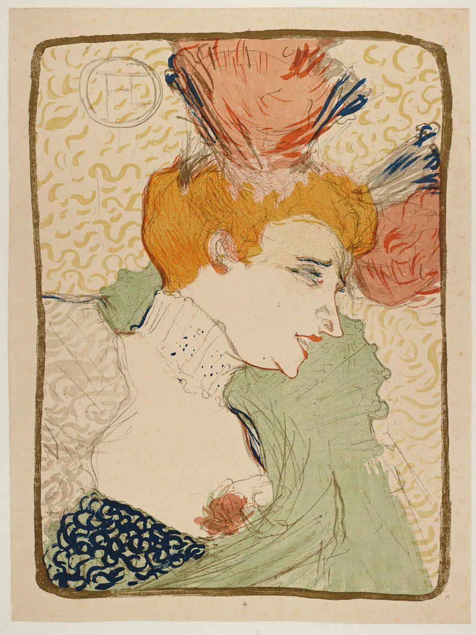 Miss Marcelle Lender, Bust alkotó: Henri de Toulouse Lautrec