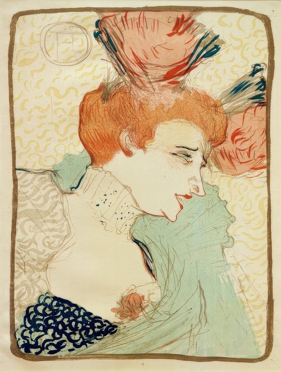 Miss Marcelle Lender, mellszobor alkotó: Henri de Toulouse Lautrec