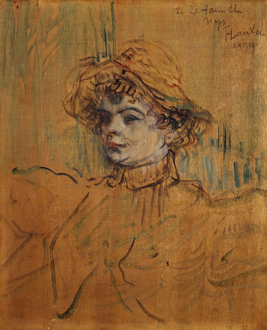 Nys kisasszony, 1899. alkotó: Henri de Toulouse Lautrec