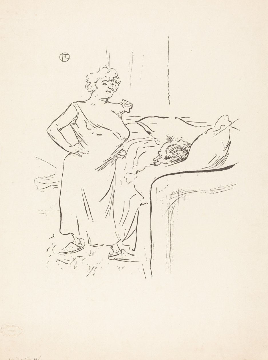 Férfi és nő. alkotó: Henri de Toulouse Lautrec