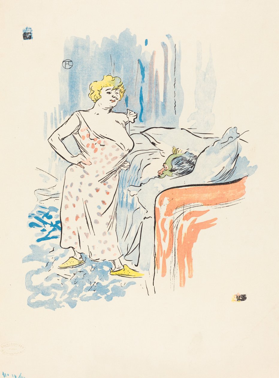 Férfi és nő. alkotó: Henri de Toulouse Lautrec