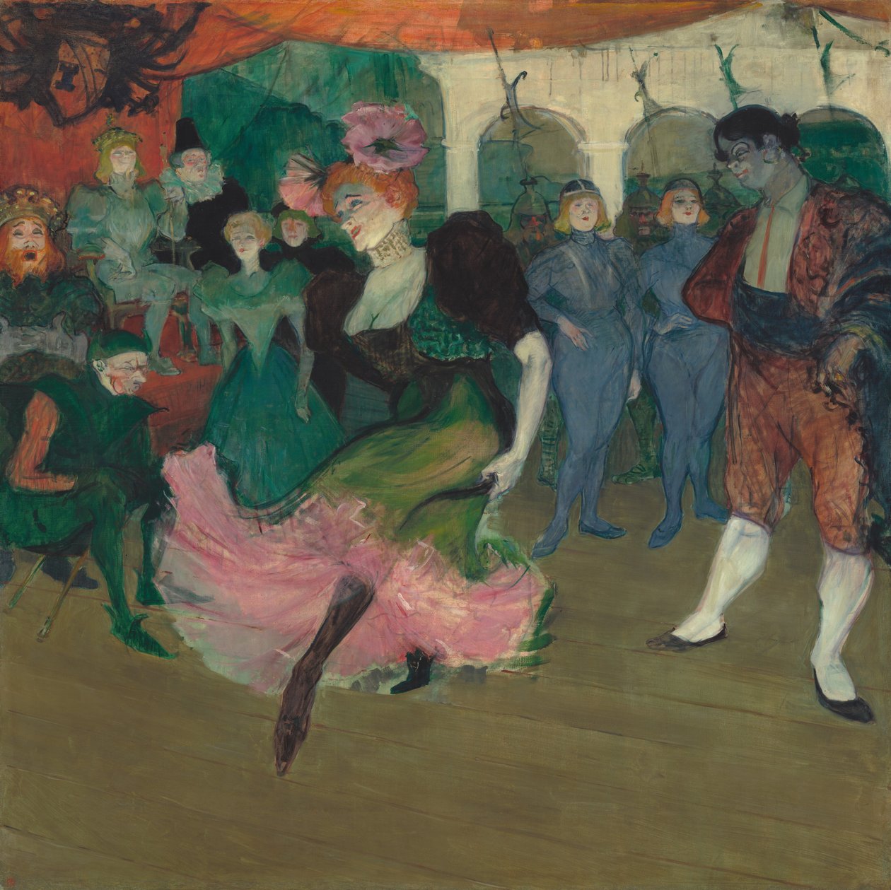Marcelle Lender Bolerót táncol a Chilpéricben alkotó: Henri de Toulouse Lautrec