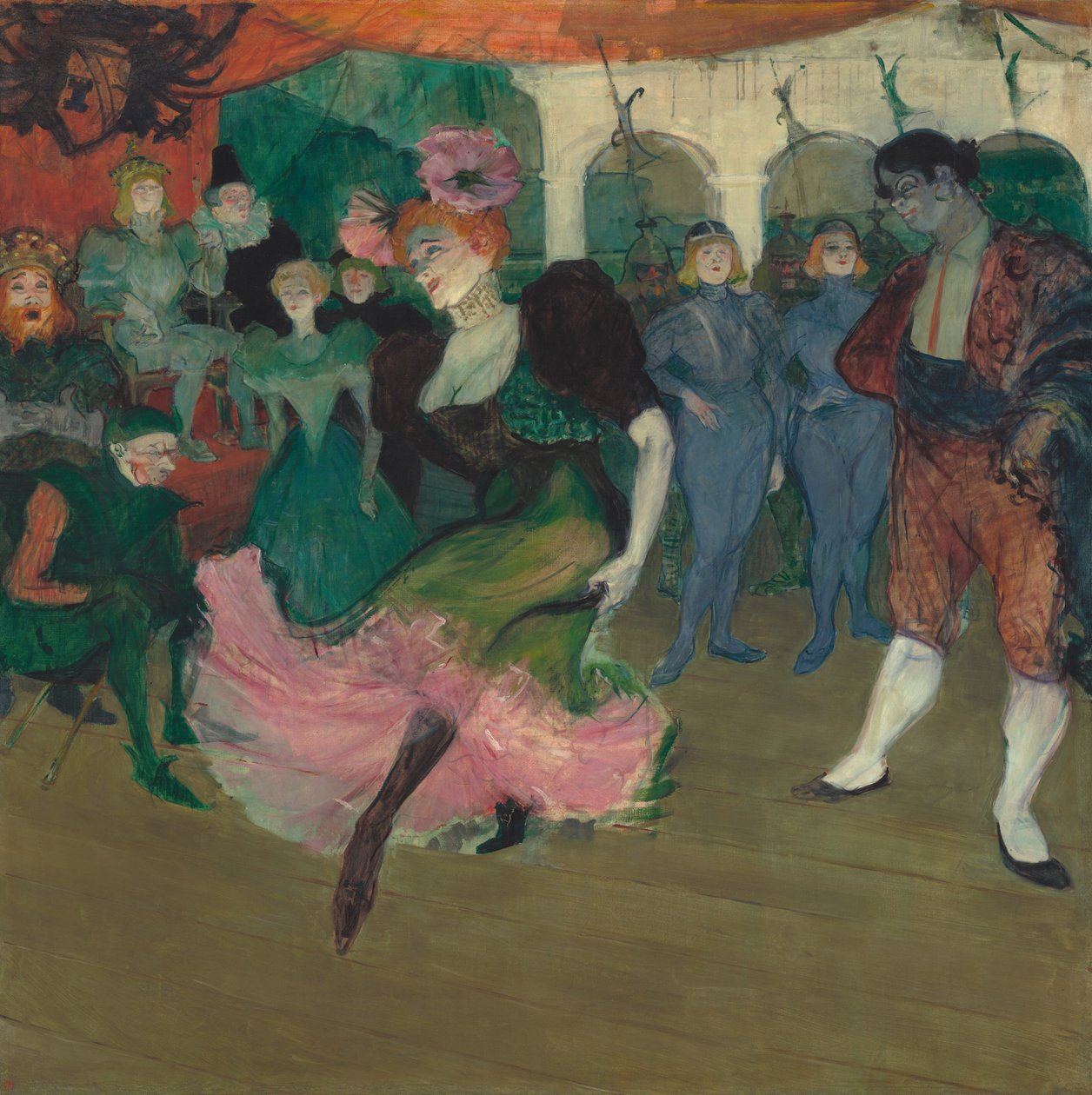 Marcelle Lender Bolerót táncol Chilpéricben, 1895-1896. alkotó: Henri de Toulouse Lautrec