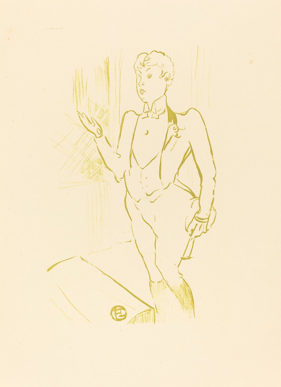 Mary Hamilton, 1893. alkotó: Henri de Toulouse Lautrec
