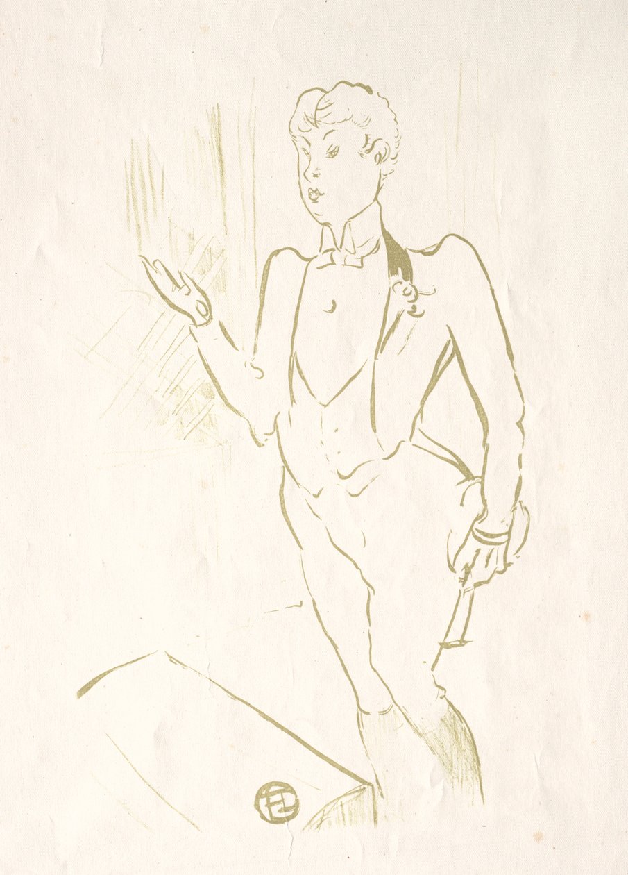 Mary Hamilton, 1893. alkotó: Henri de Toulouse Lautrec