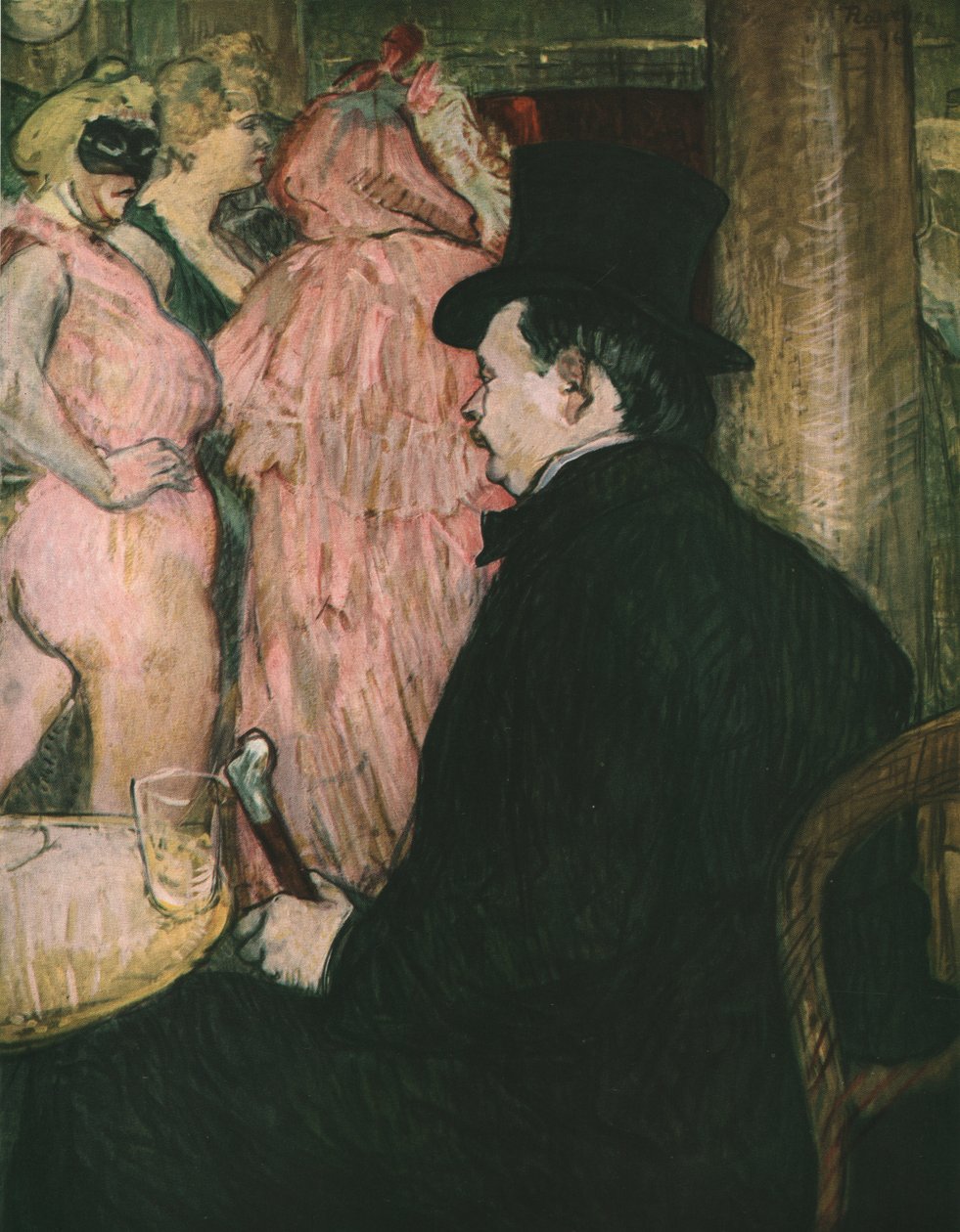 „Maxime Dethomas”, 1896, 1952. alkotó: Henri de Toulouse Lautrec