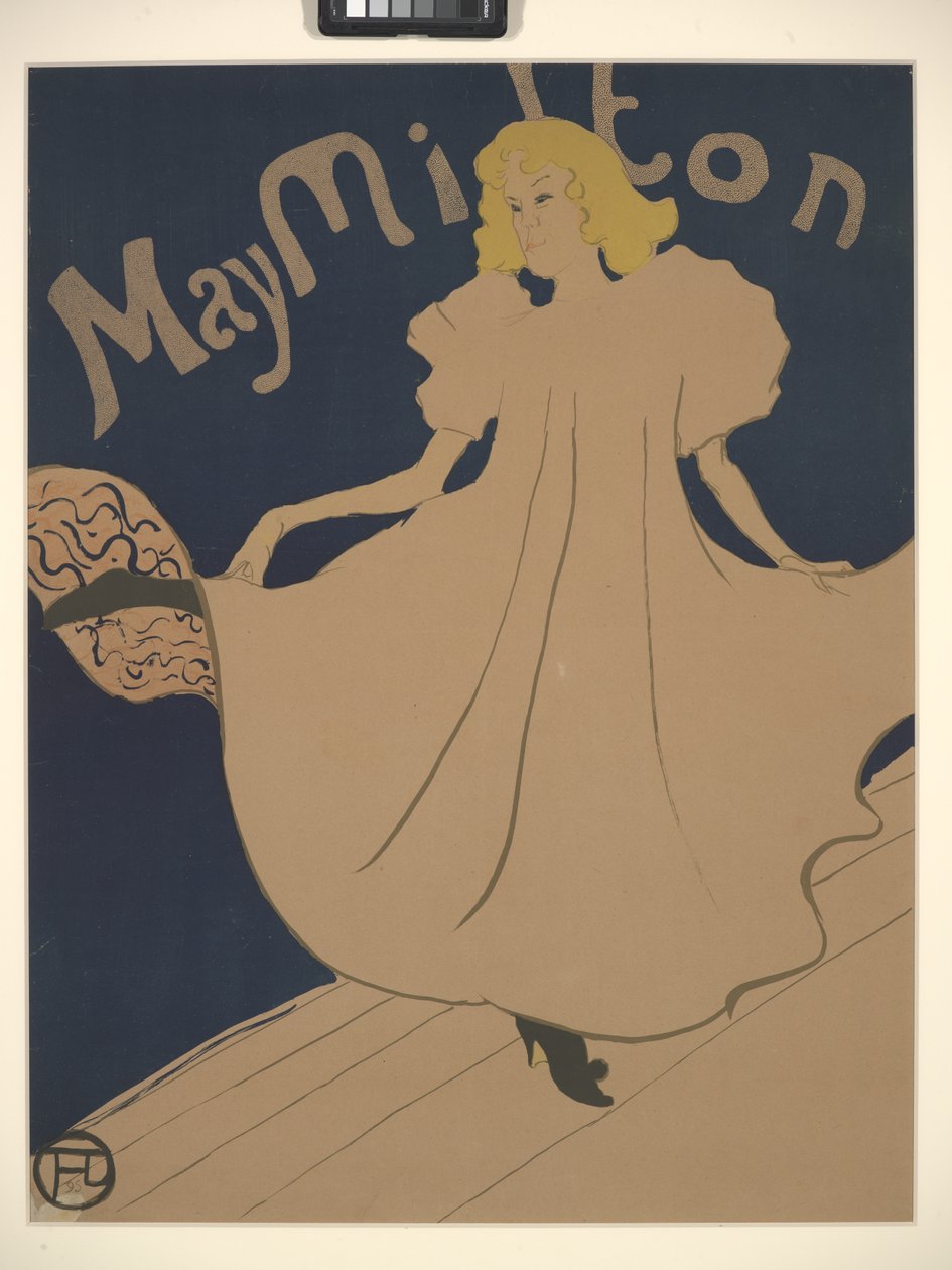 May Milton (színes litográfia) alkotó: Henri de Toulouse Lautrec