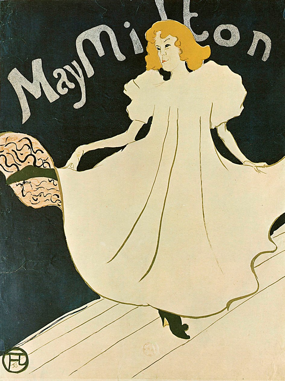 May Milton, 1895. alkotó: Henri de Toulouse Lautrec
