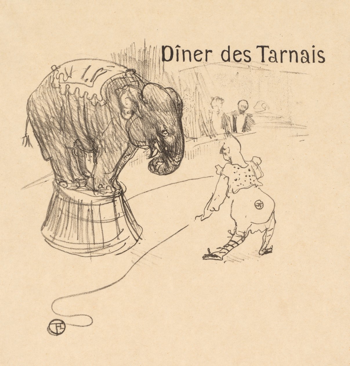 Menü a Dinner Tarnaisból alkotó: Henri de Toulouse Lautrec