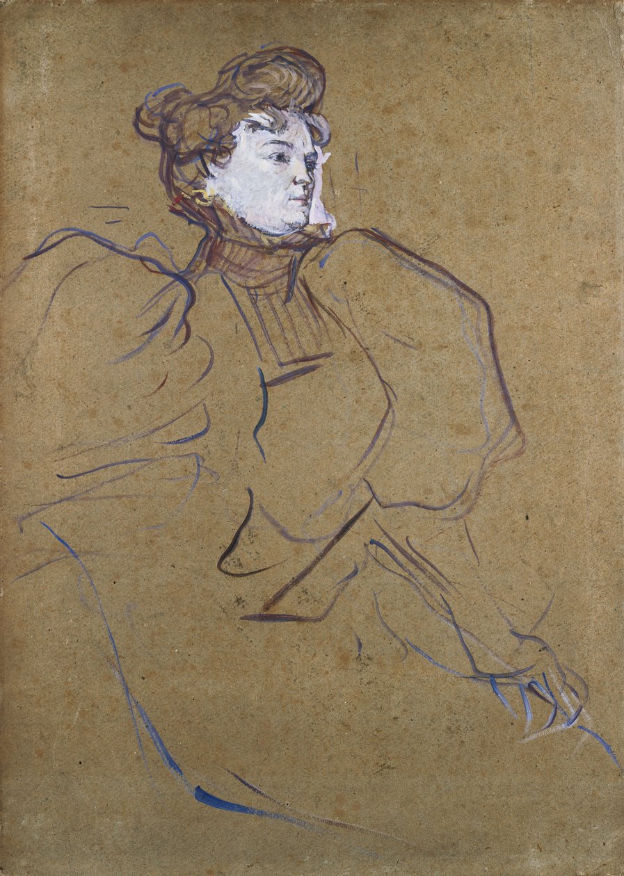 Misia Natanson, 1897 körül alkotó: Henri de Toulouse Lautrec