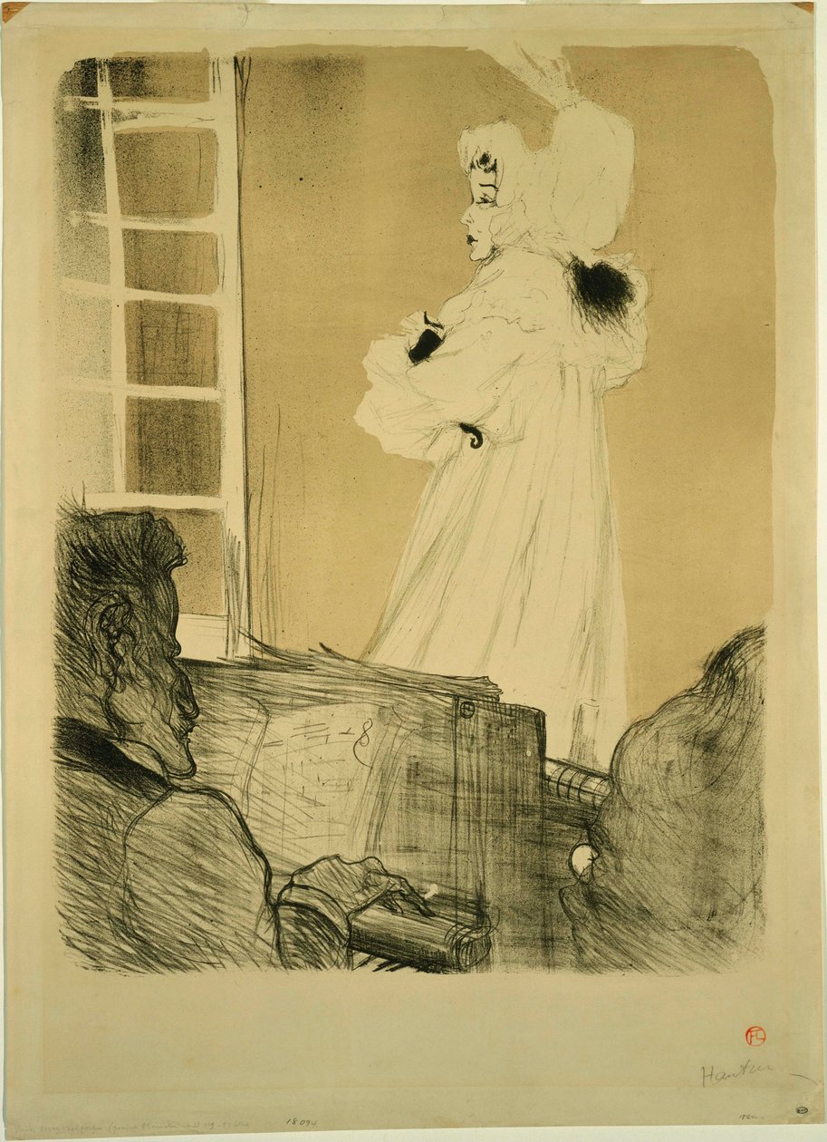 Miss May Belfort (I. állam) alkotó: Henri de Toulouse Lautrec