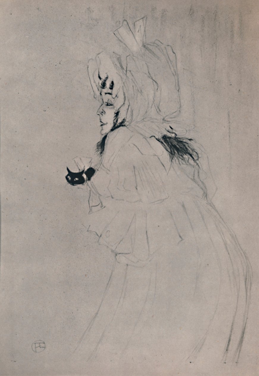 Miss May Belfort üdvözlés, 1895 körül, 1946. alkotó: Henri de Toulouse Lautrec