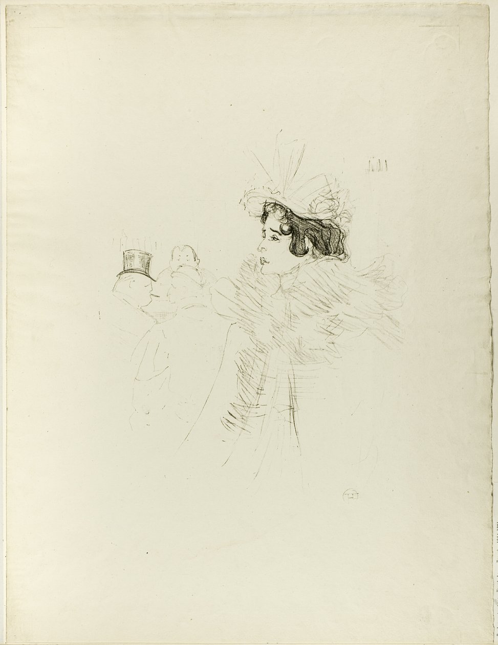 Miss May Belfort az Achille bárban alkotó: Henri de Toulouse Lautrec