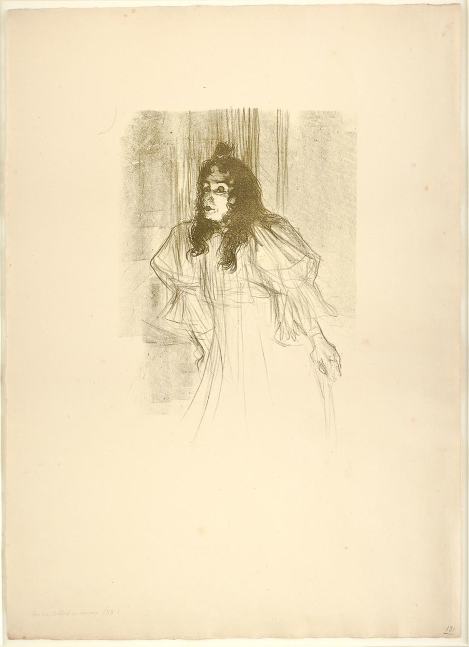 Miss May Belfort hajban alkotó: Henri de Toulouse-Lautrec