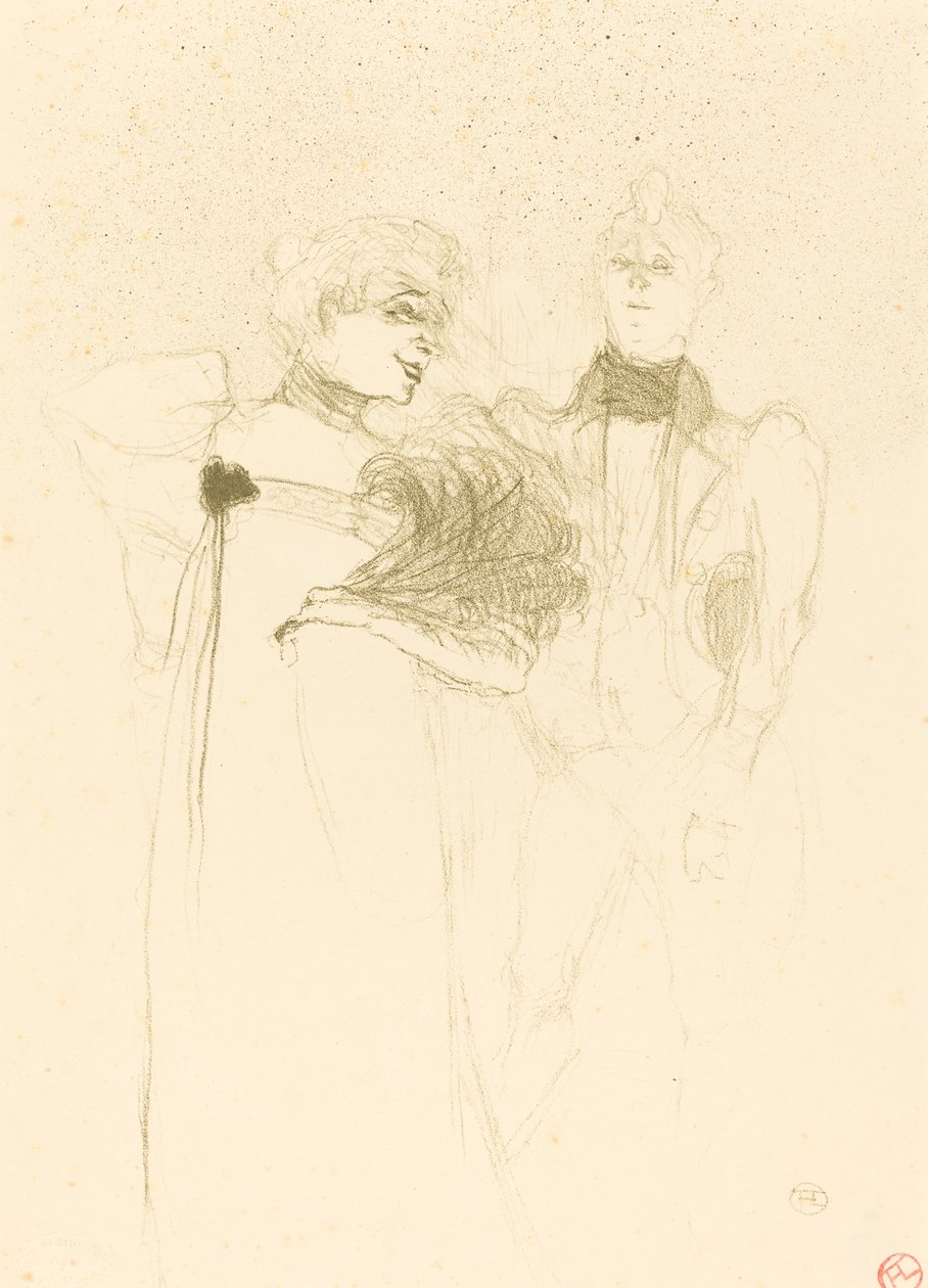 Ms. Lender a "Madame Satan"-ban (Ms. Lender a "Madame Satan"-ban) alkotó: Henri de Toulouse Lautrec
