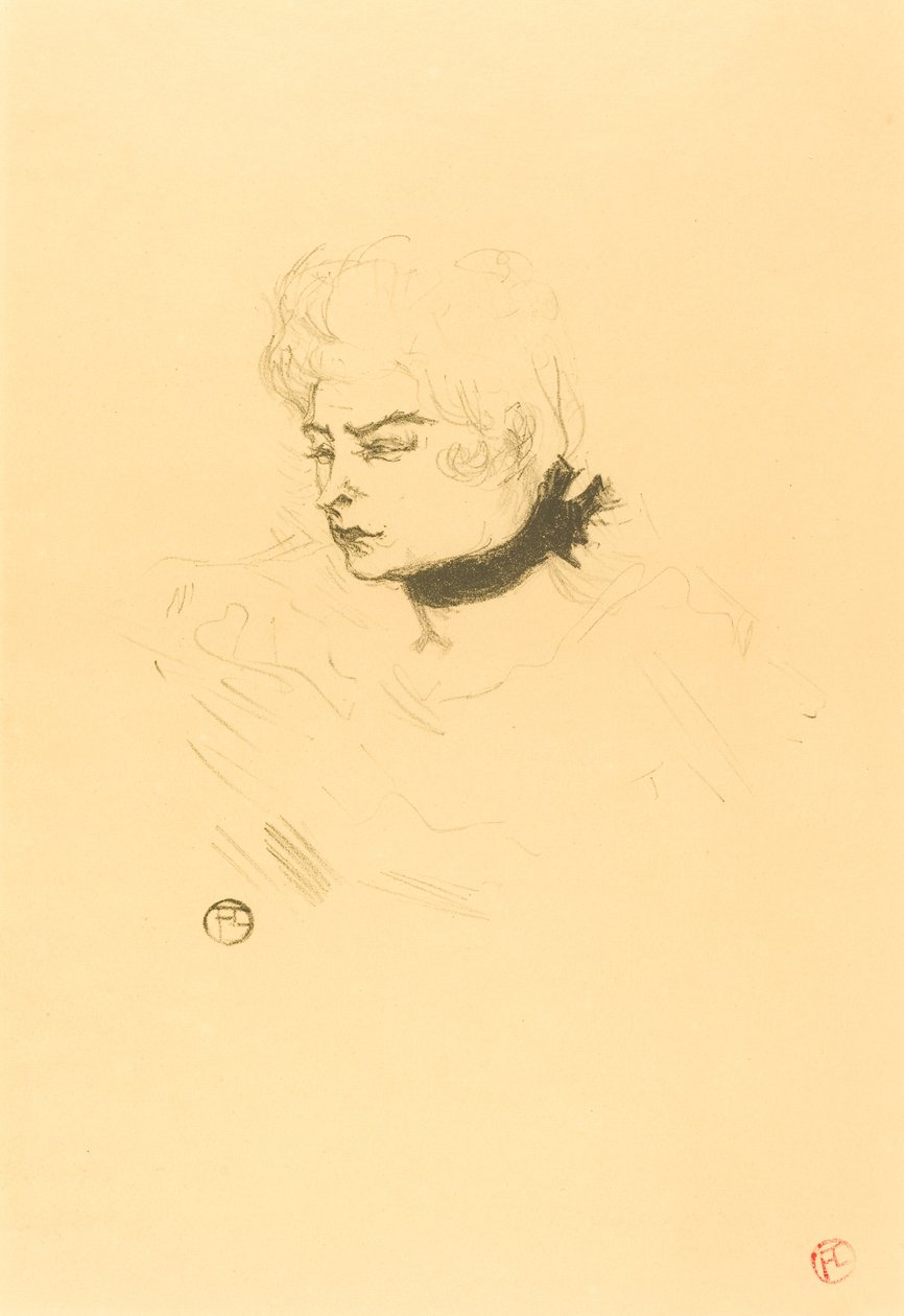 Zöldborsó kisasszony alkotó: Henri de Toulouse Lautrec