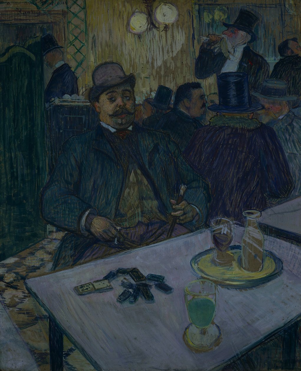 Monsieur Boileau a kávézóban, 1893. alkotó: Henri de Toulouse Lautrec