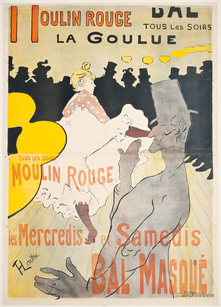Moulin Rouge La Goulue alkotó: Henri de Toulouse Lautrec