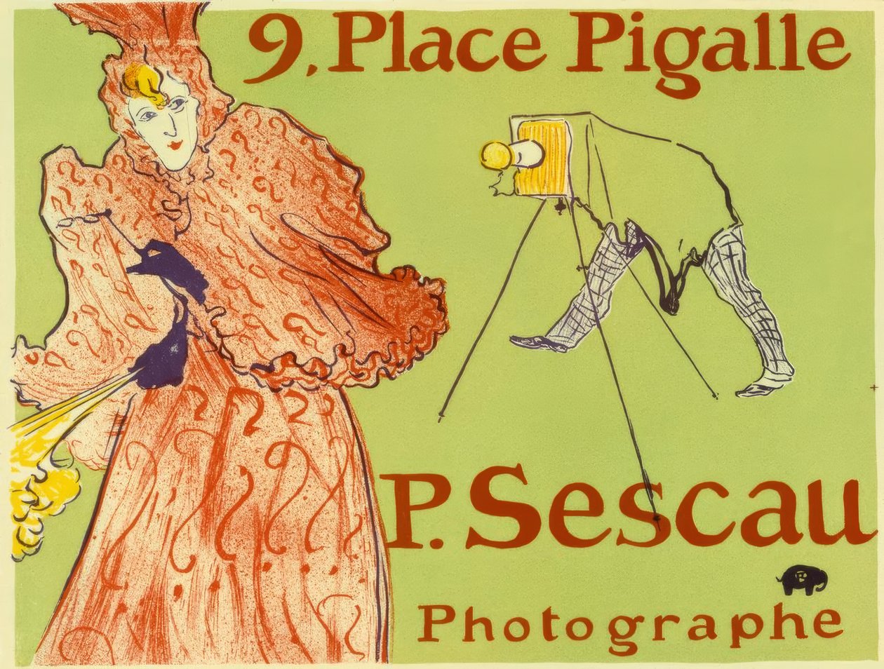 P.Sescau / Fényképészet alkotó: Henri de Toulouse Lautrec