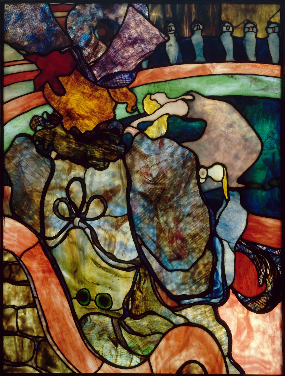 Krizantéma papa az Újcirkuszban alkotó: Henri de Toulouse Lautrec