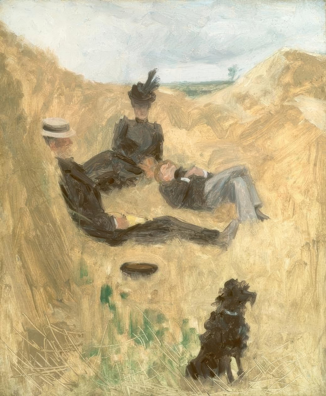 Földművespárt alkotó: Henri de Toulouse Lautrec