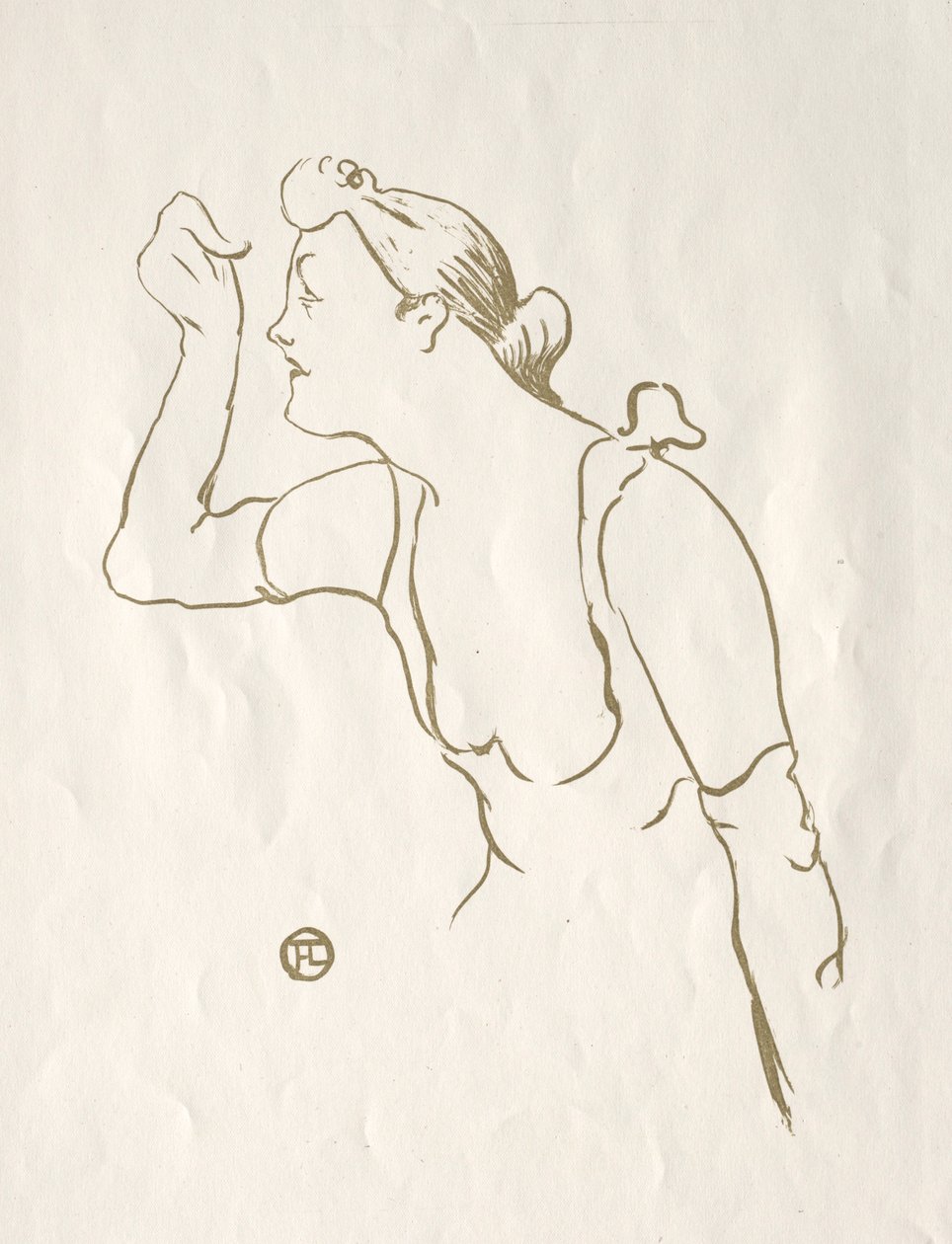 Paula Brebion, 1893. alkotó: Henri de Toulouse Lautrec