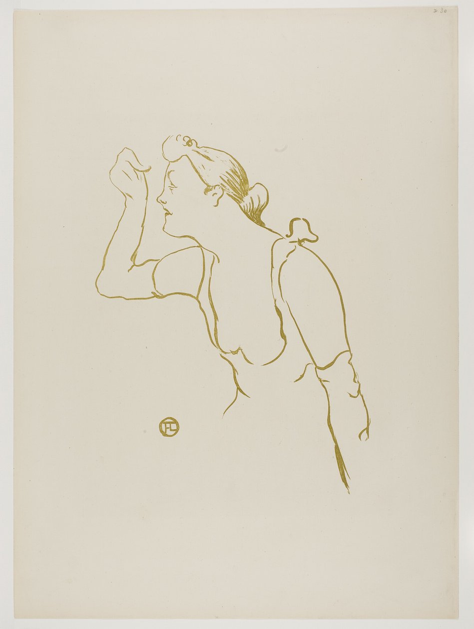 Paula Brébion, a Le Café-Concertből alkotó: Henri de Toulouse Lautrec