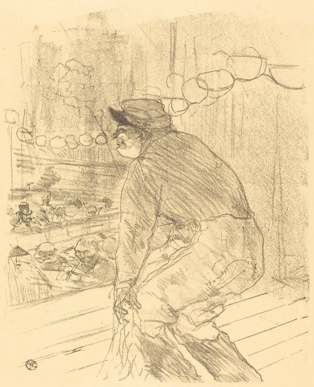 Polin, 1896. alkotó: Henri de Toulouse Lautrec