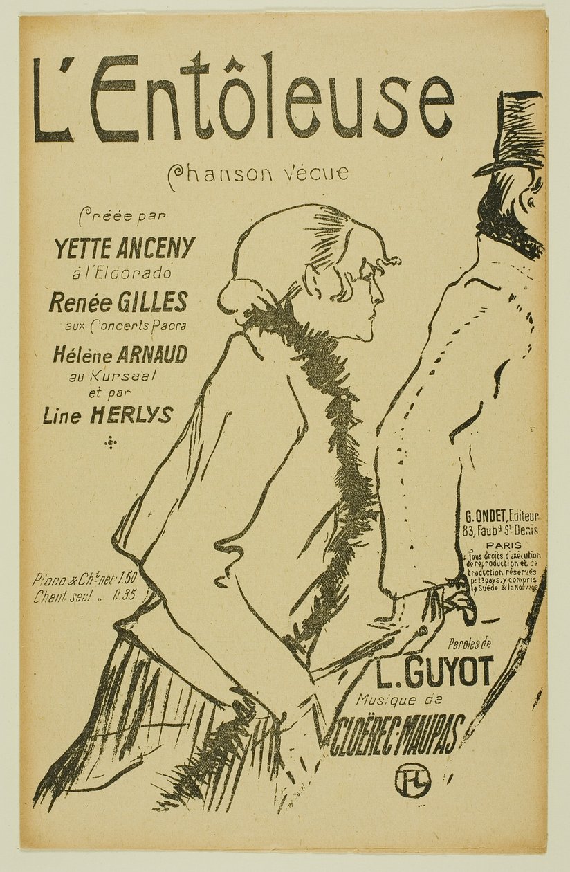 Szegény Street-Walker! alkotó: Henri de Toulouse Lautrec