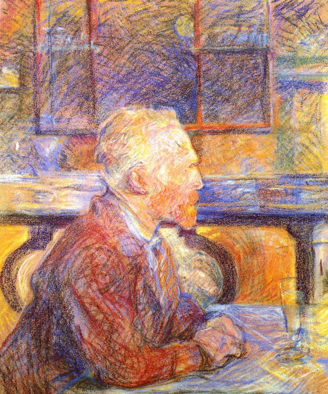 Vincent van Gogh portréja alkotó: Henri de Toulouse Lautrec