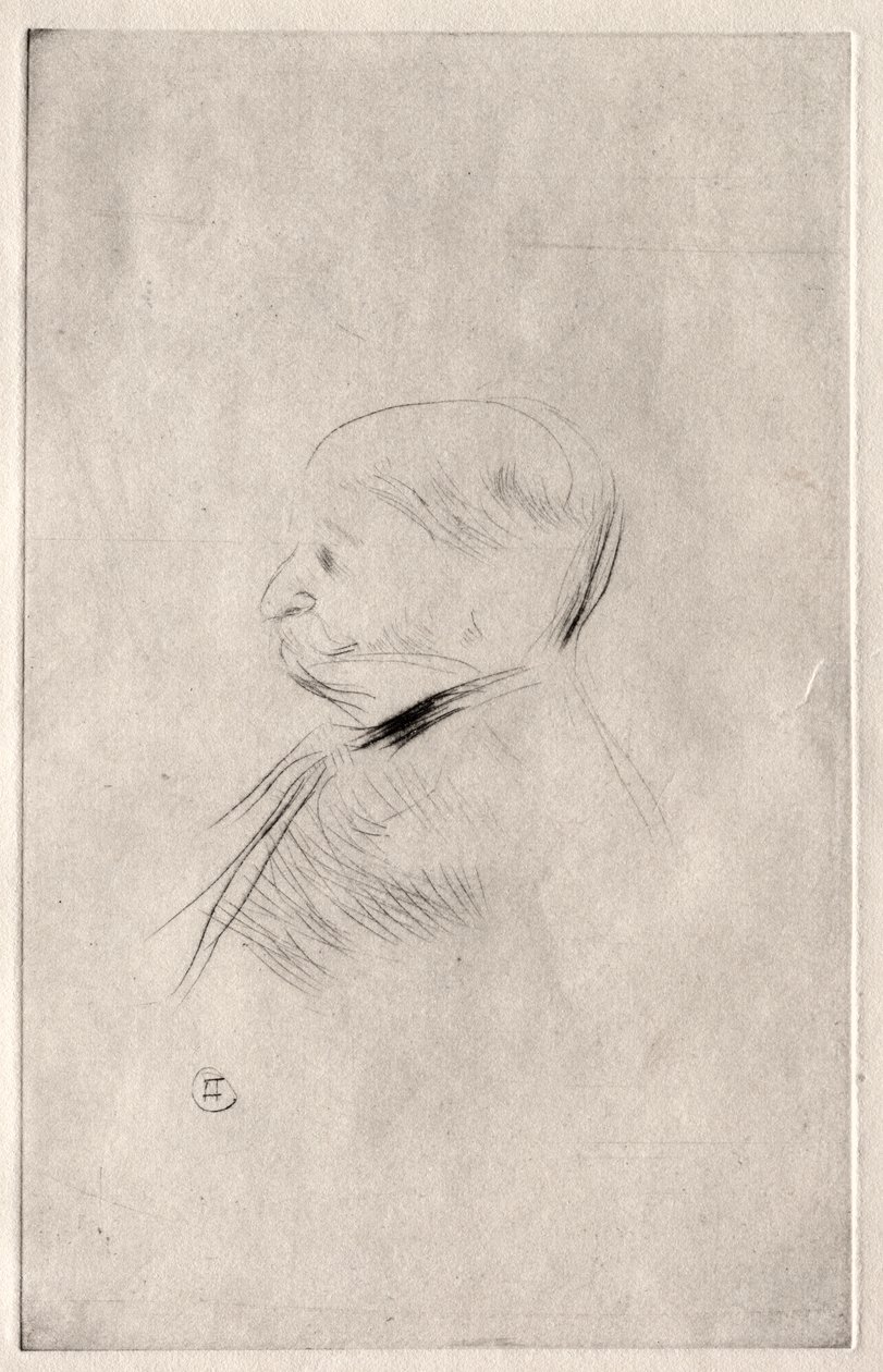 Portré M.X. alkotó: Henri de Toulouse Lautrec