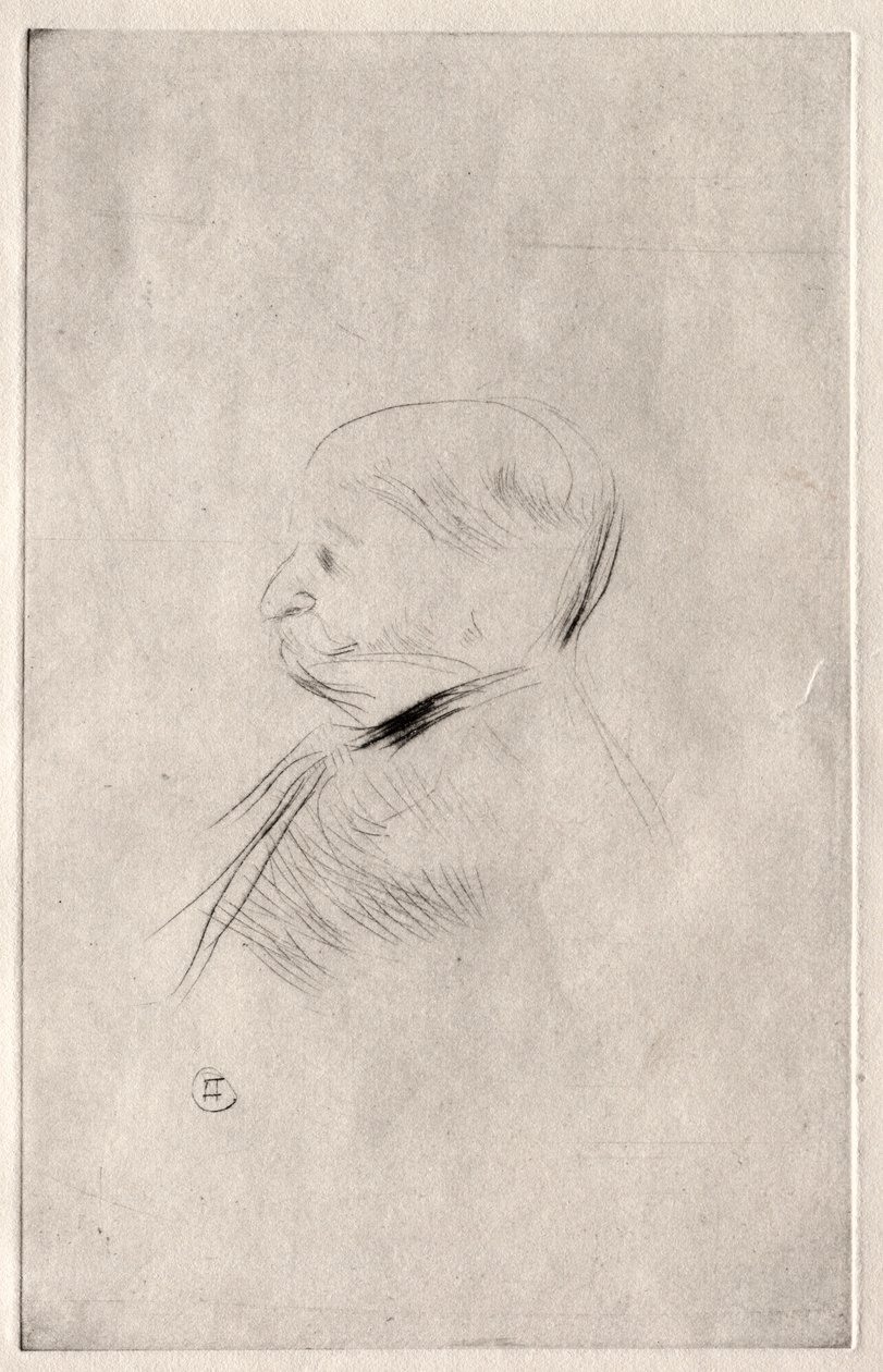 X. úr portréja, 1898. alkotó: Henri de Toulouse Lautrec