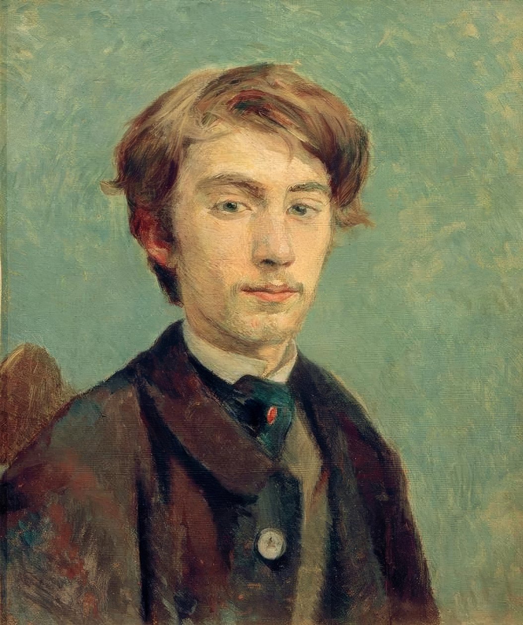 Émile Bernard portréja alkotó: Henri de Toulouse Lautrec